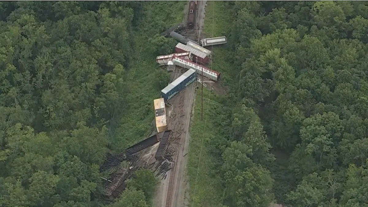 Freight train derails in Bensalem, shelter-in-place issued