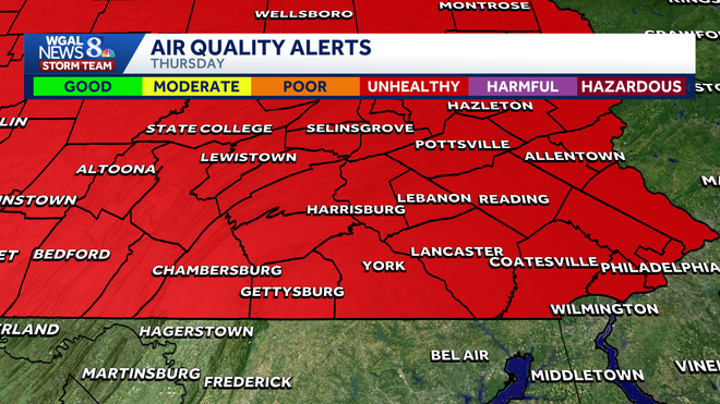 wildfire smoke impacting air quality