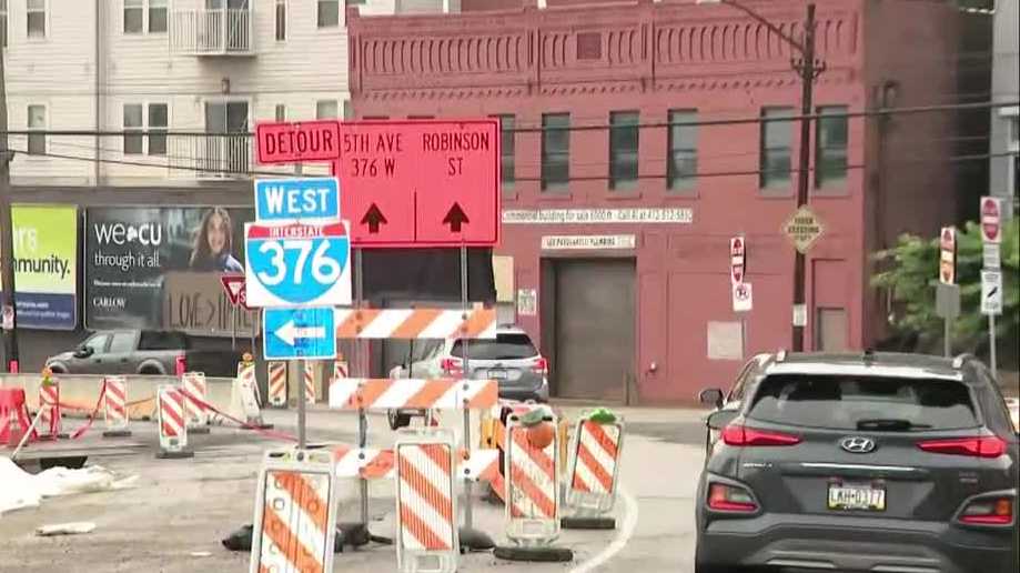 Parkway East Bridge Closure: Estimate travel times, find route