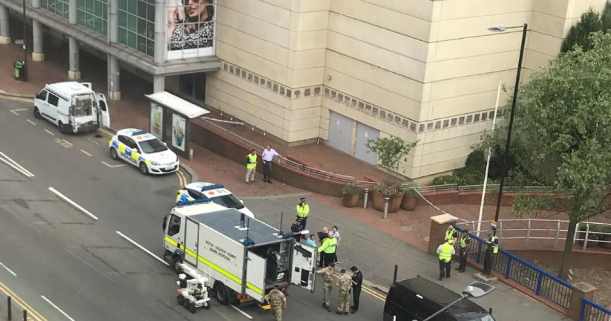 Reading town centre: 2018 Oracle bomb scare