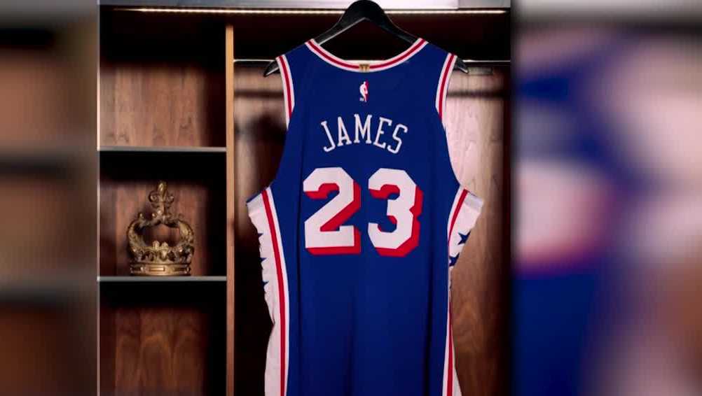 LeBron James sets jersey sales record with the Philadelphia 76ers