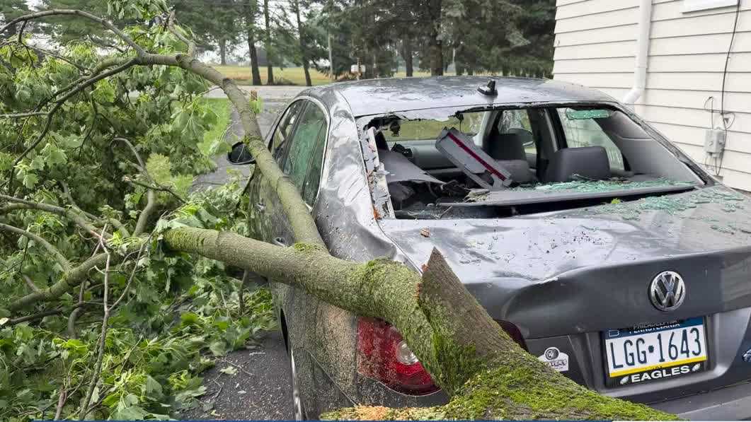 Rare 70-mph winds hit central Pennsylvania during severe storms