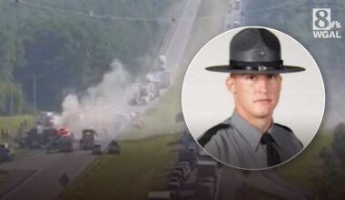 Construction workers pulled PA trooper out from under tractor-trailer in deadly, fiery crash, police say