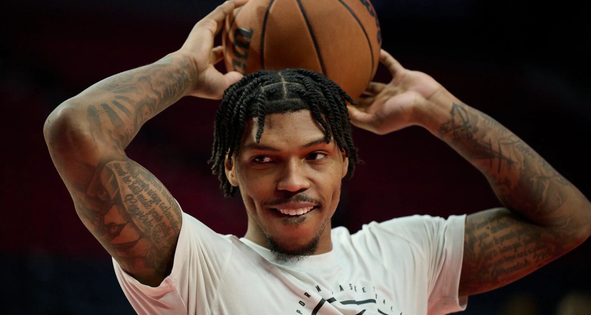 Caleb Love reacts to joining Philadelphia 76ers on a two-way deal