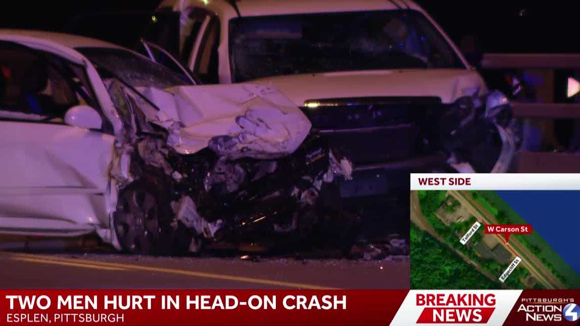 Driver critically injured in crash in Pittsburgh's Esplen neighborhood
