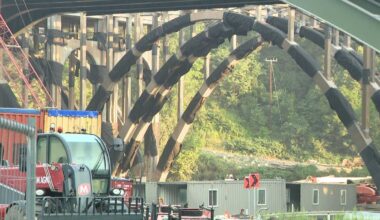 Crowd leaves disappointed after Parkway East bridge implosion postponed