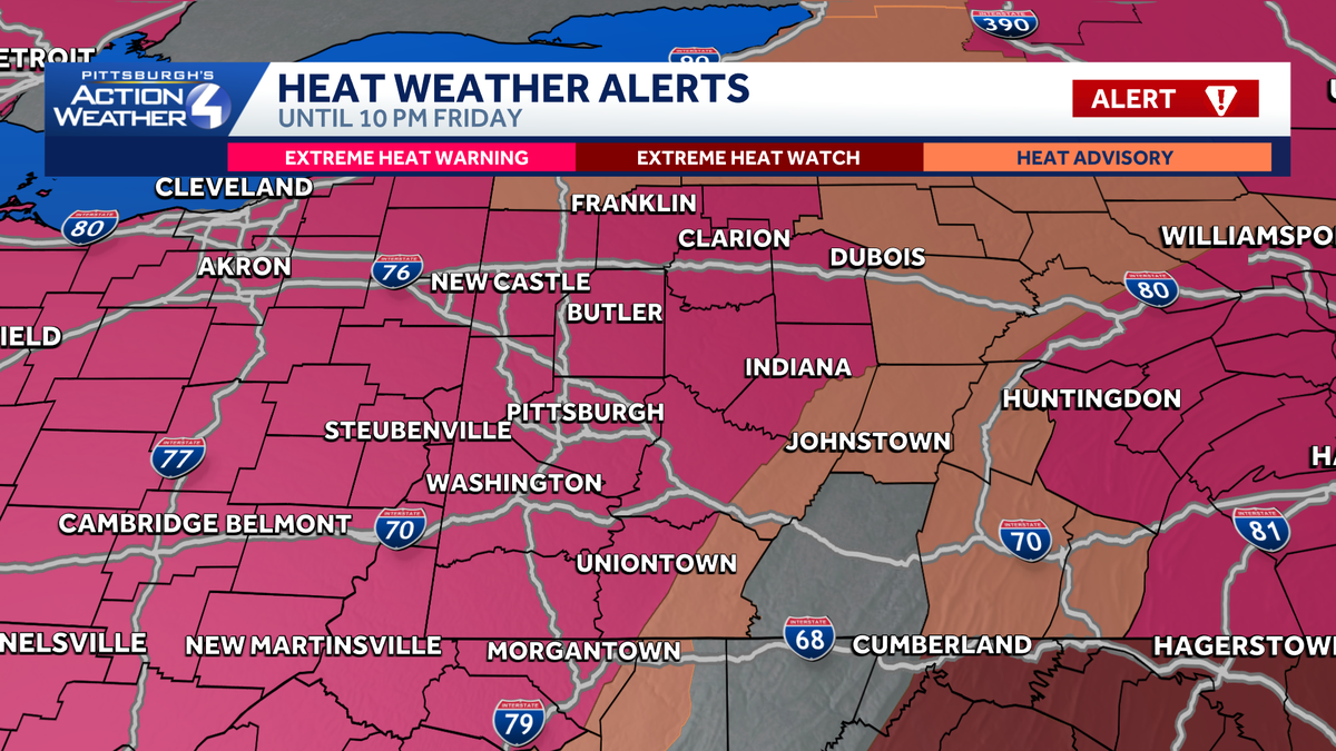 4th of July heat wave grips Western Pennsylvania