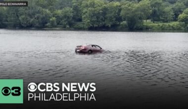 Philadelphia to the rescue! Good Samaritans pull driver to safety after car plunges into river
