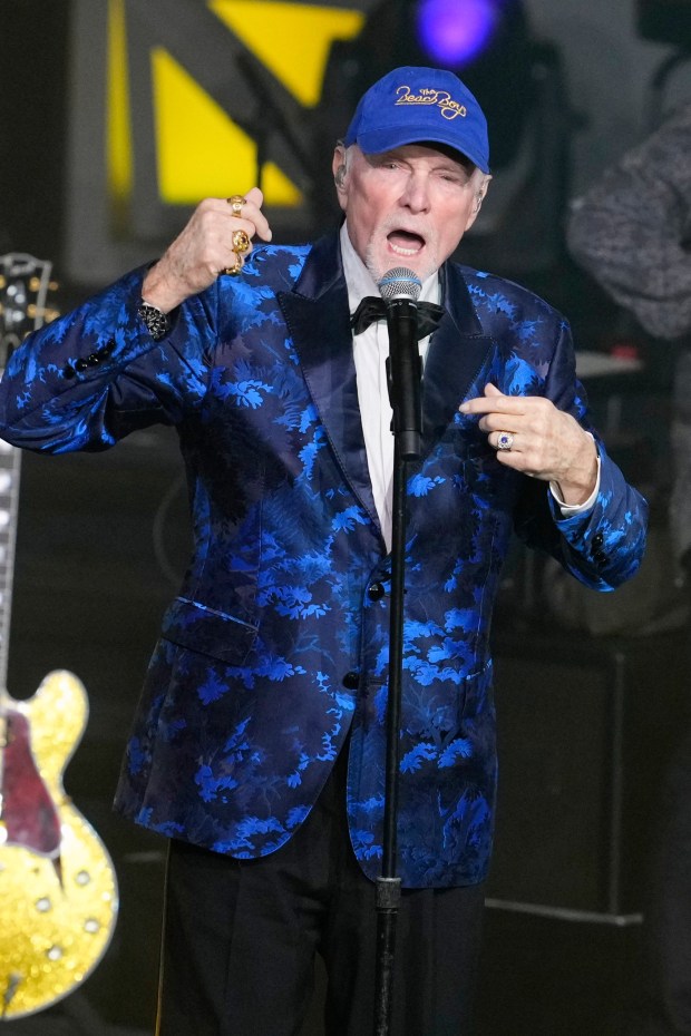 Mike Love is leading the Beach Boys on two tour stops in the region. (Photo by Charles Sykes/Invision/AP)