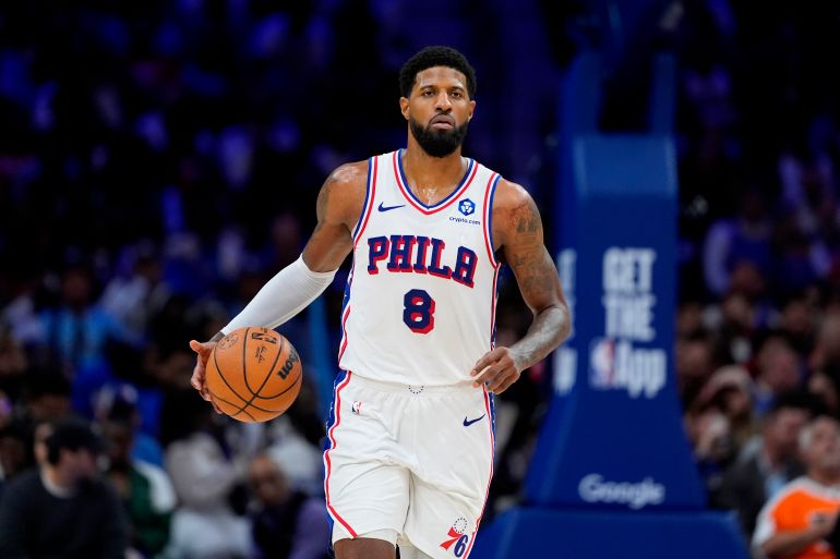 Paul George in action.