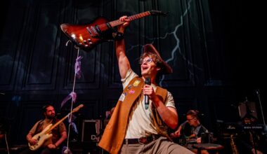Benjamin Franklin is reimagined as a rock star in new musical 'The Sound of America'