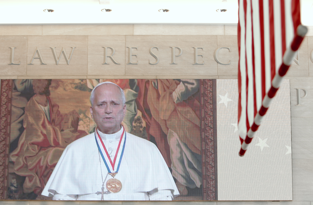 Photos: National Constitution Center Awards Liberty Medal to Pope Leo XIV