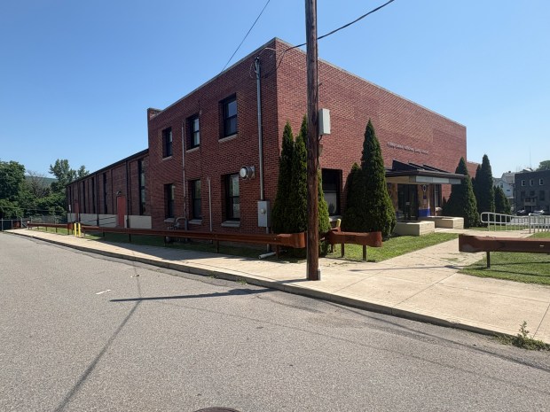The state legislature on Sunday authorized the transfer of ownership of the former Pennsylvania Army National Guard armory in Nanticoke to the city. (Bob Kalinowski / Staff Photographer)