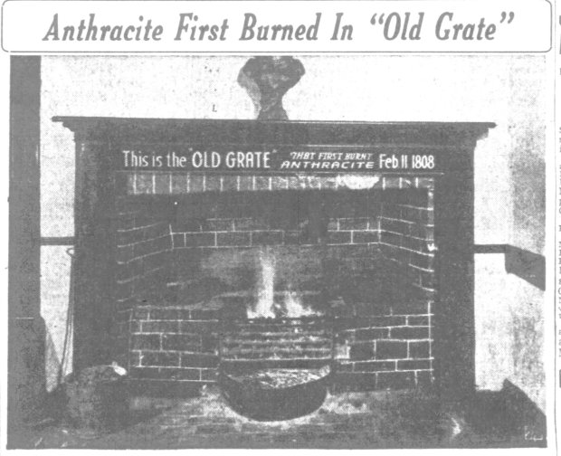 The Jesse Fell grate was originally displayed at the Old Fell Tavern in Wilkes-Barre, the original site of Fell's experiment using a metal grate to successfully burn anthracite. There is now a parking lot on the East Northampton Street site. (FILE PHOTO)