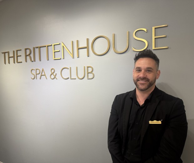 The Rittenhouse Hotel Spa and Club Manager Nicholas Cinalli insures spa guests have an unforgettable experience with services curated by a talented team of professionals. (PEG DEGRASSA/ DAILY TIMES)