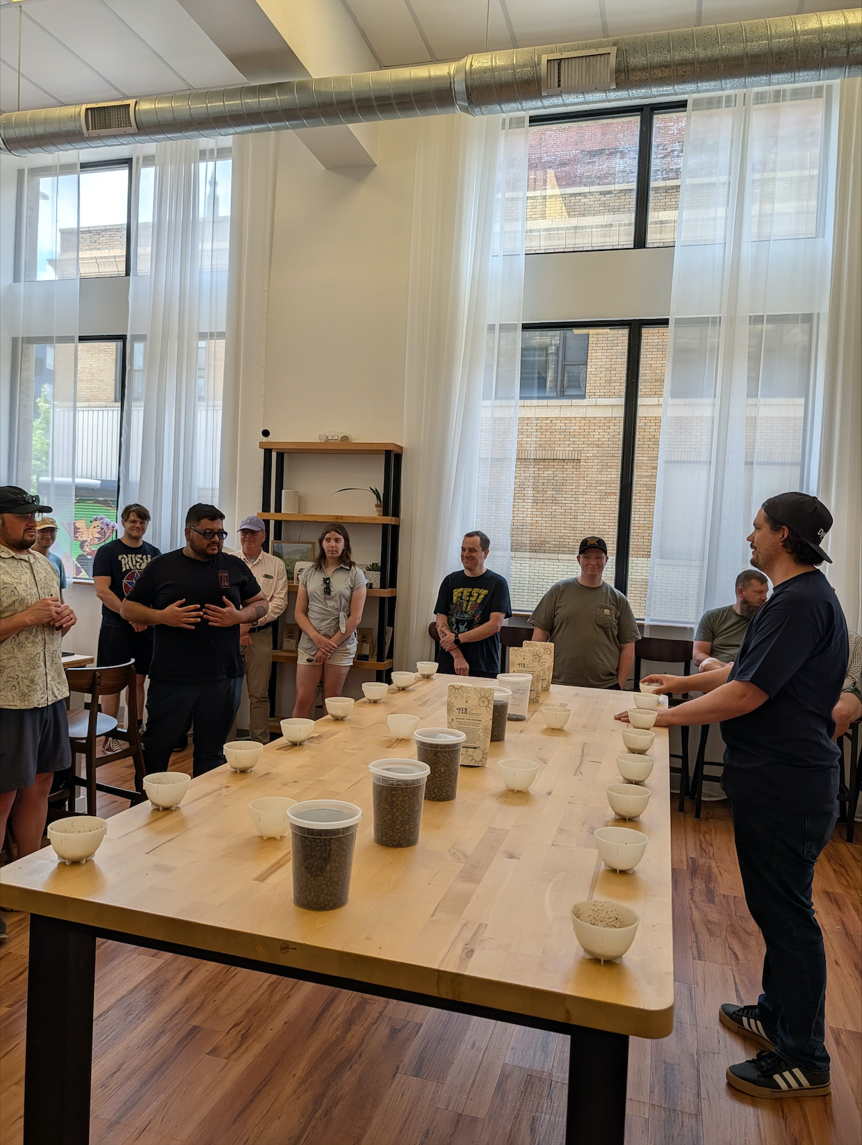 Dynamic Coffee Rpasters Pittsburgh La Galeria cupping 2