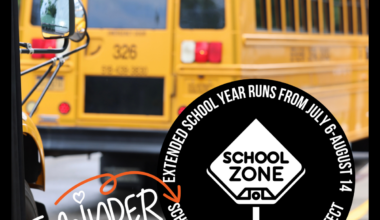 School Zone Reminder and Summer Office Hours
