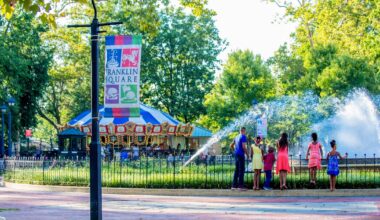 Franklin Square is throwing a free 20th birthday party on July 25
