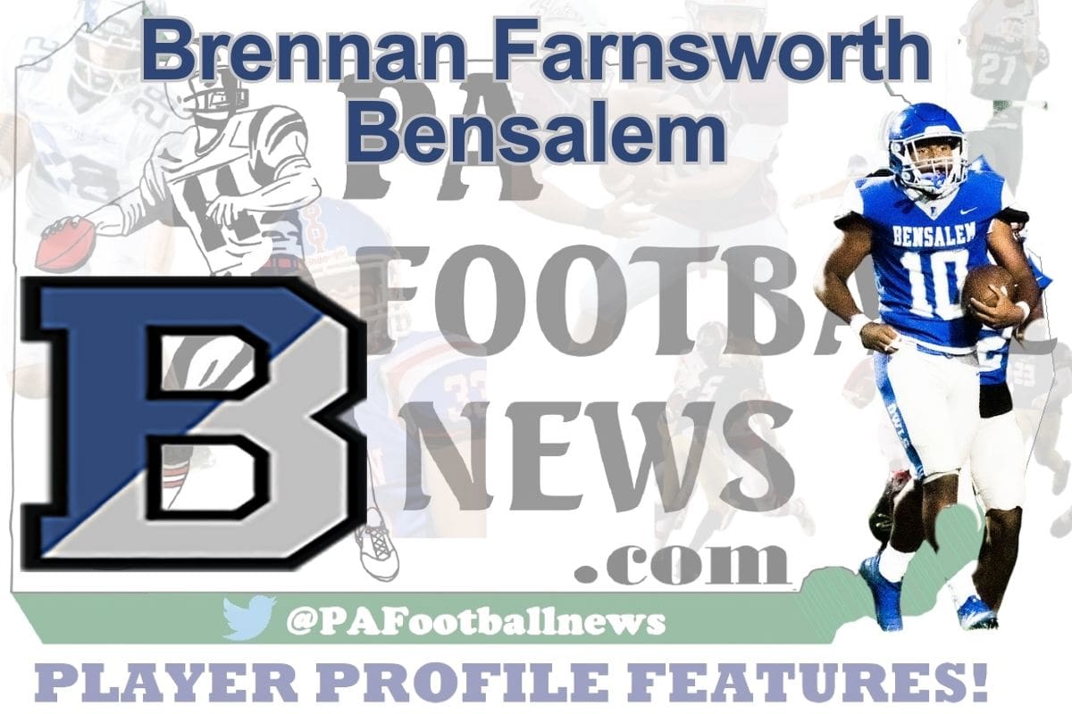 2026 PFN Player Profile: Brennan Farnsworth-RB/OLB-Bensalem – PA Football News
