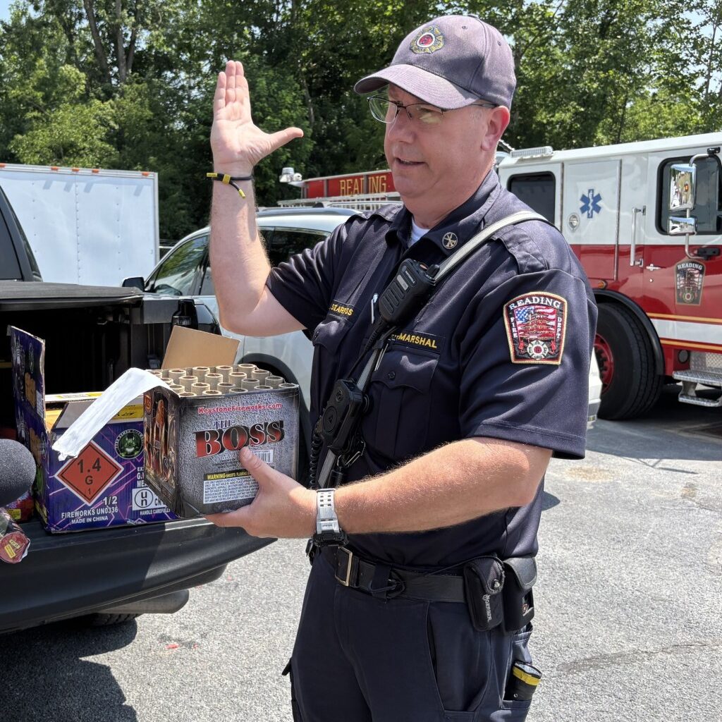 Reading fire marshal, bomb squad commander, warn of fireworks dangers as July Fourth approaches