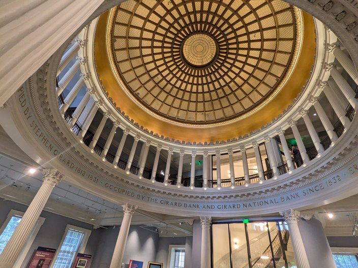 First Bank reopening ceiling