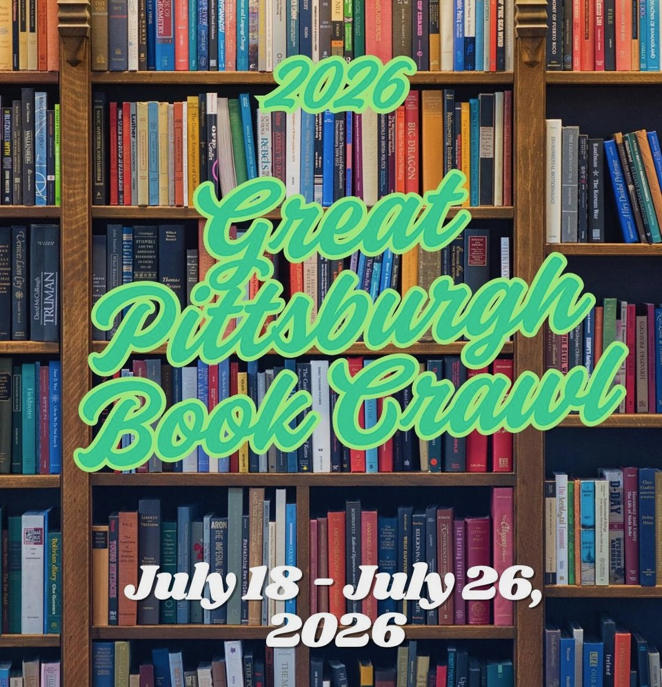 The Great Pittsburgh Book Crawl is back and you won't want to miss it