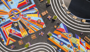 Sharmistha Ray Designs Pickleball Court Murals in Pittsburgh