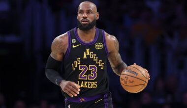 LeBron James signing with Philadelphia 76ers, marking his record 24th season