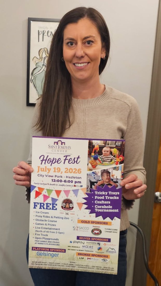 The Hazleton Power Team, represented by Dr. Lauren Sanzi, is an in-kind sponsor. SUBMITTED