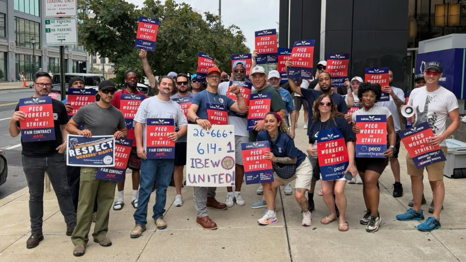 Philadelphia hot ‘strike summer’ rages on as IBEW celebrates contract victory