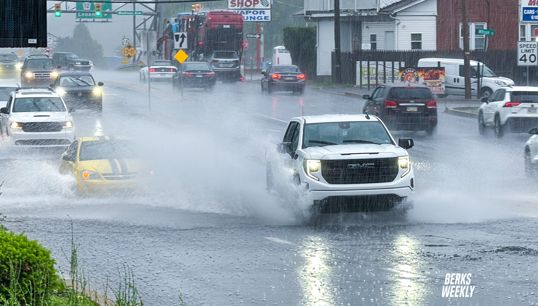 Flood Watch issued for Berks County as heavy rain threatens flash flooding Tuesday into Wednesday