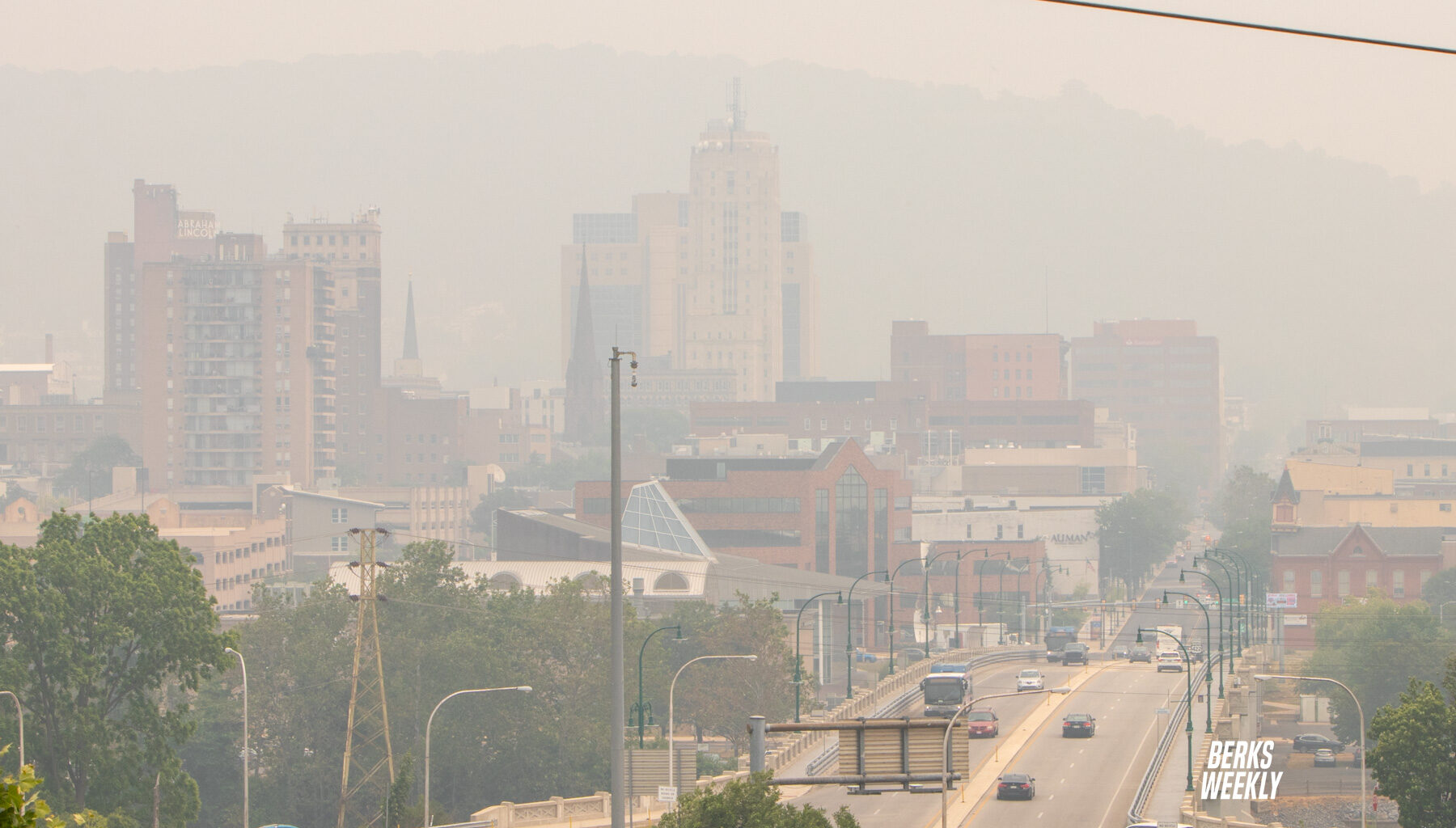 DEP issues Code Red air quality alert for Berks County, statewide Thursday due to wildfire smoke