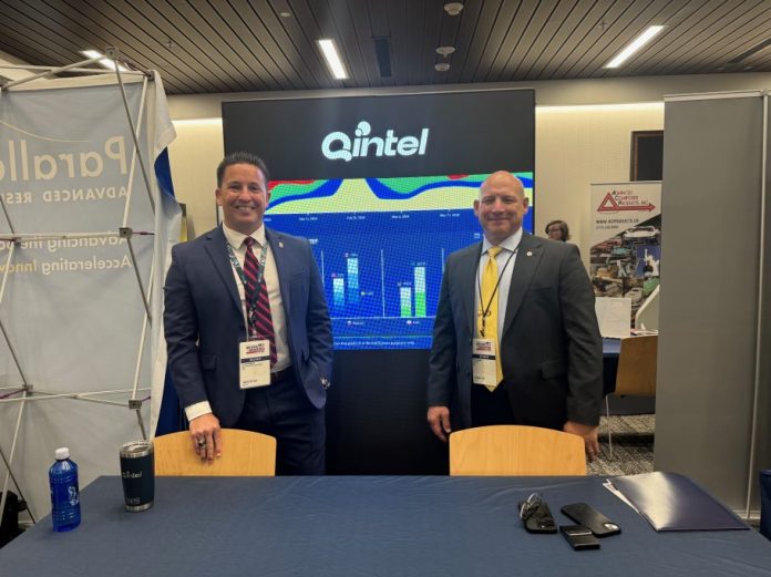 Senior Director Damon Matthews, left, and chief of staff John Polidoro of Qintel.