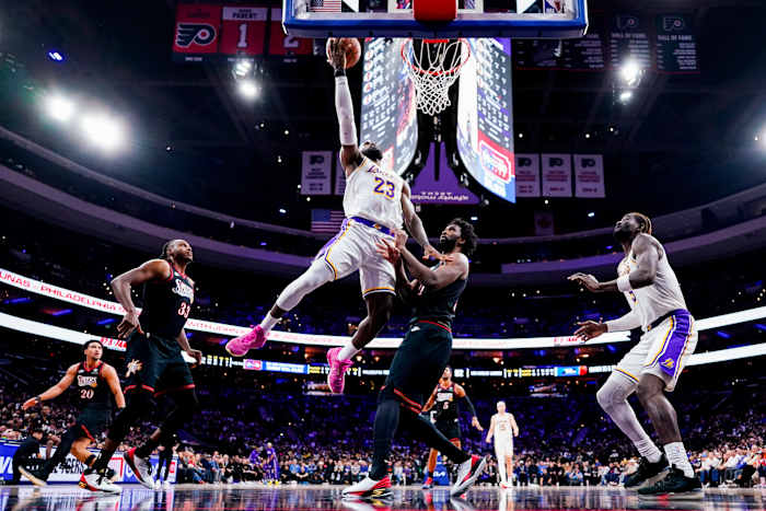 LeBron moves Philly up, but OKC and Spurs remain NBA favorites, according to books and markets