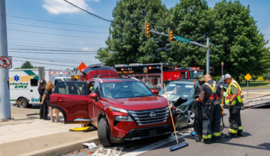 3 injured in Palmer Township three-car accident
