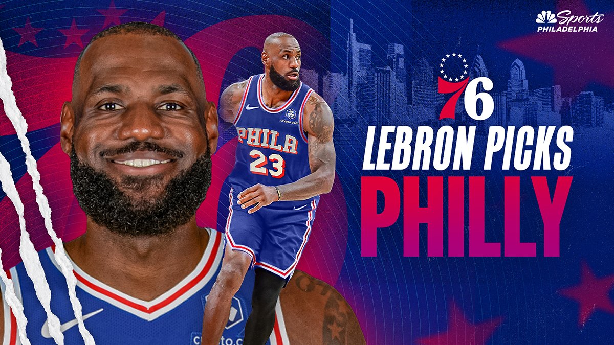 LeBron James chooses Sixers, coming to Philadelphia on 2-year deal – NBC Sports Philadelphia