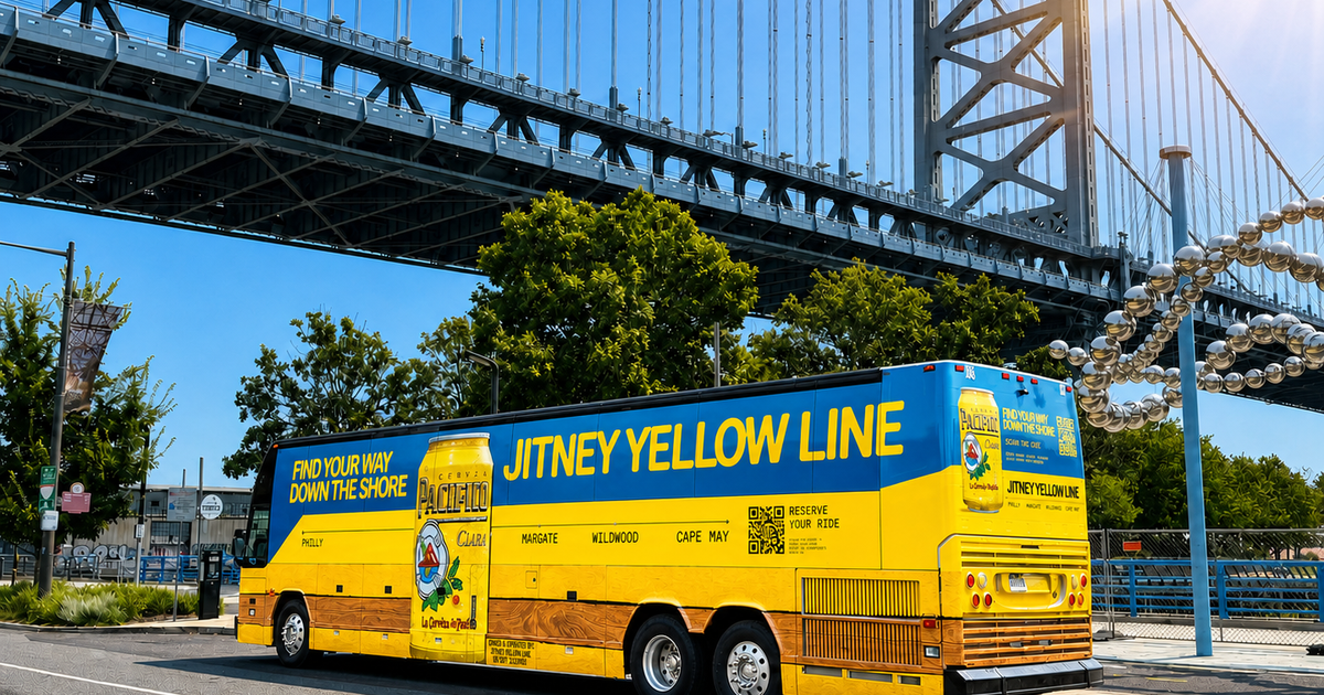 Jitney Yellow Line is offering $5 shuttle bus rides from Philly to Jersey Shore