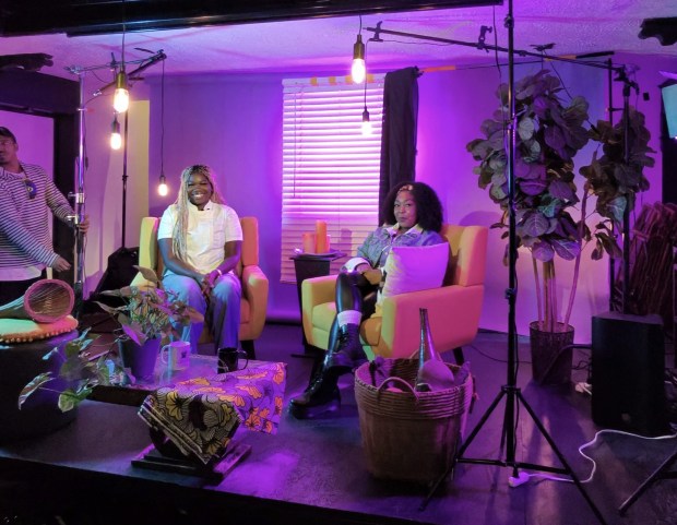 A shot from the Brightness in Black event where 40 changemakers in the community were asked to engage in conversation. (Submitted photo)