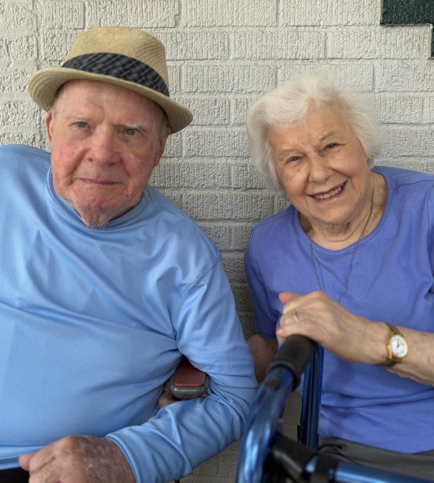 Community icons John Boyce Sr. and Sylvia Meyers have been avid fans of the summer concert series since its beginning. (Photo courtesy of John Katrina)
