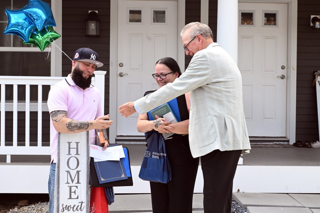Habitat dedicates 2 new homes on Miltimore Street in Reading