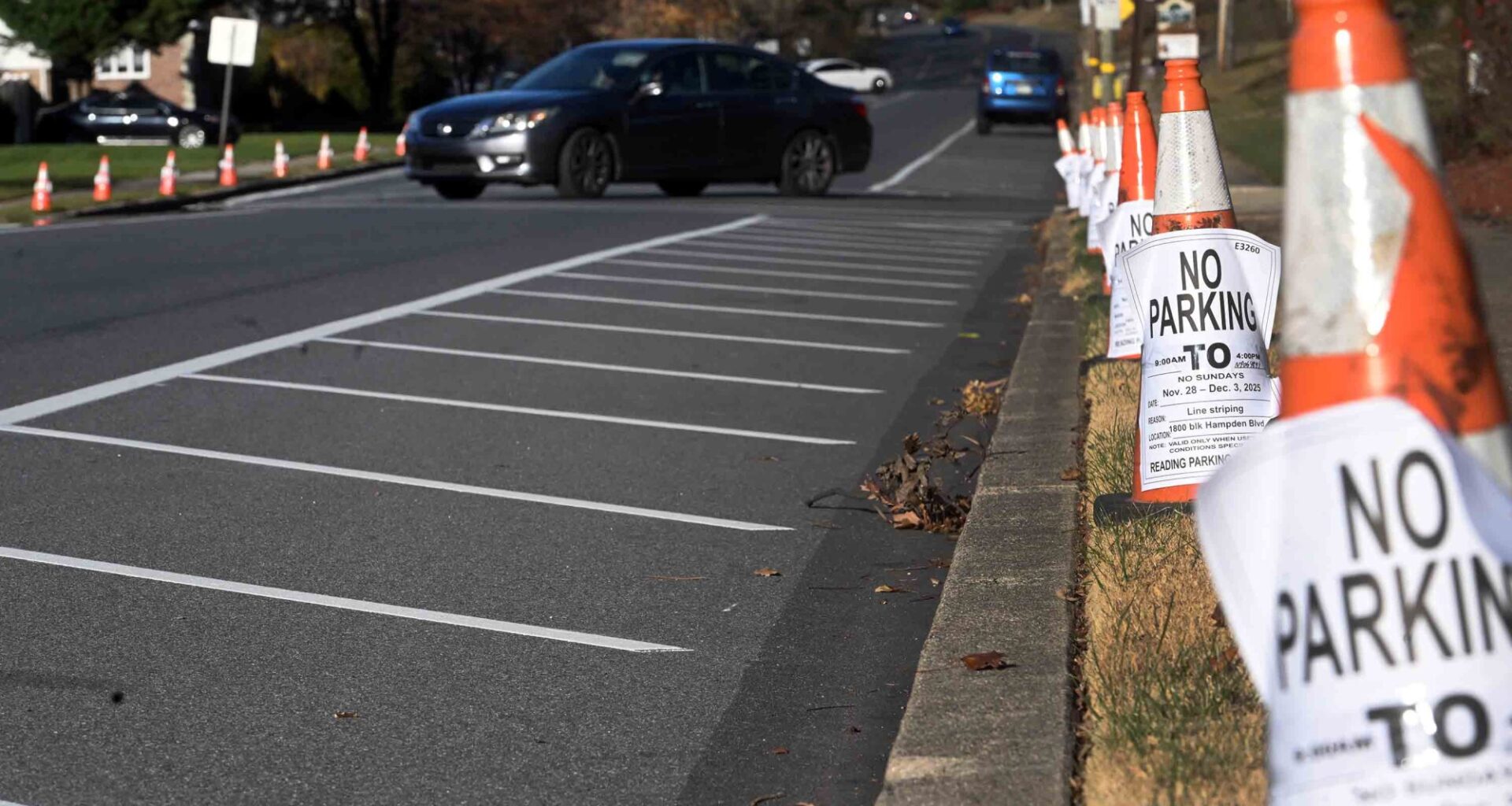 Reading extends Hampden Boulevard, North Fifth Street no-parking fine moratorium