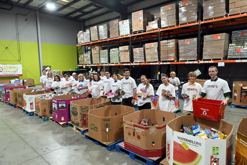 America250PA volunteers lend a hand at Helping Harvest in Berks