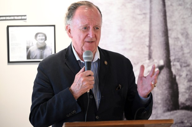 Dick Ehst said he jumped at the chance to be involved with the Berks Holocaust Education Center Museum in Mohnton. (BILL UHRICH/READING EAGLE)