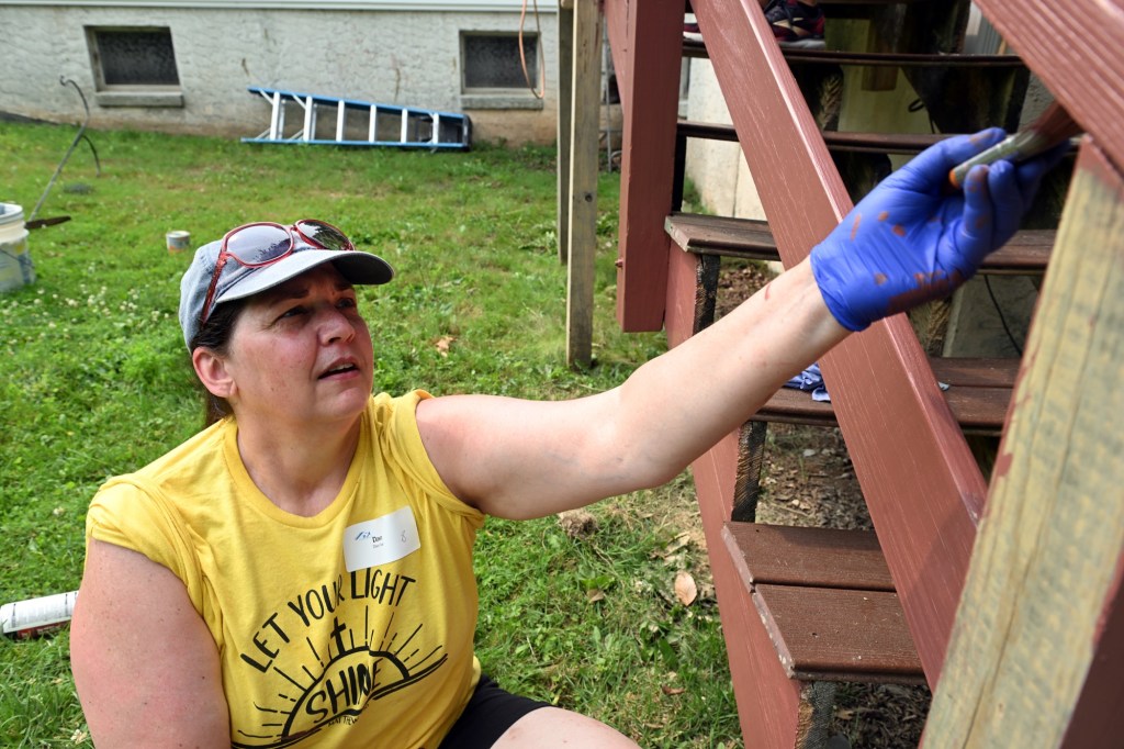 Mission Trip Birdsboro helping residents with home repairs and landscaping