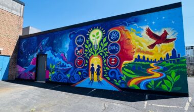 Olivet Boys & Girls Club members create mural at Reading site