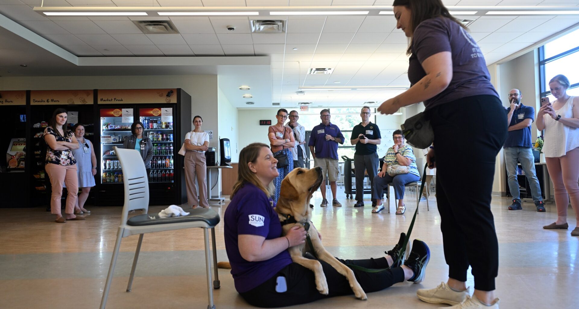 Fuzzy friend lending a helping paw at Berks rehabilitation hospital