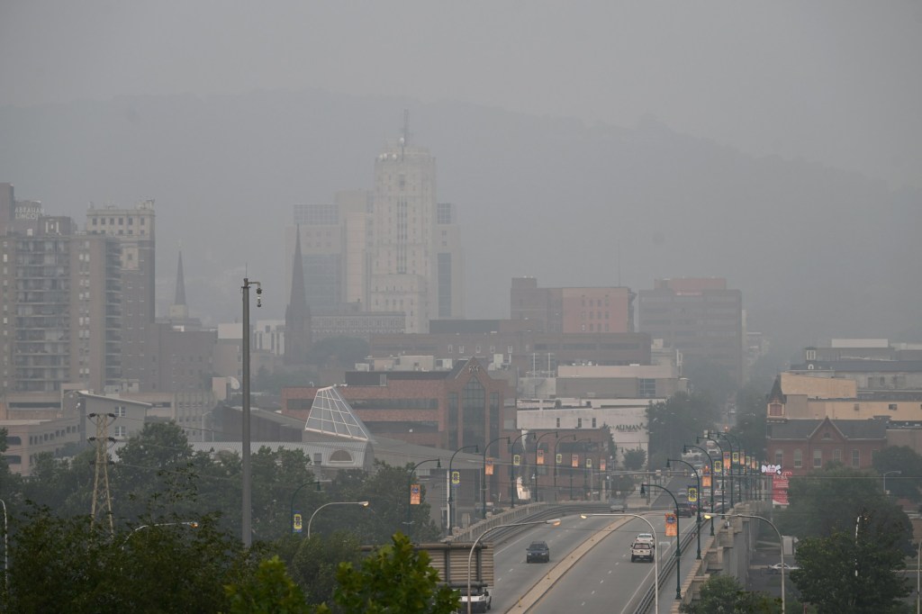 Wildfires bring haze, unhealthy air quality to Berks (Photos)