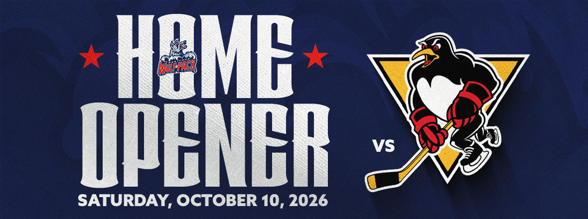 HARTFORD WOLF PACK TO HOST WILKES-BARRE/SCRANTON PENGUINS IN 2026-27 HOME OPENER
