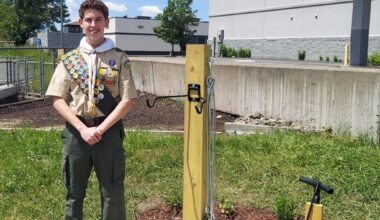 Eagle Scout project adds new bike repair station in Olyphant