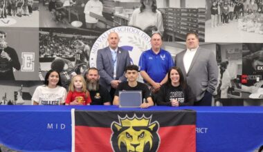 Mid Valley students sign with colleges